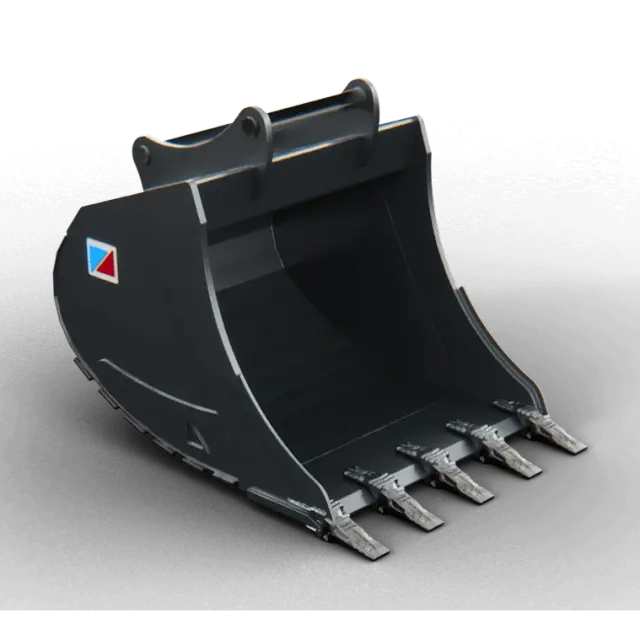DBF - flat-top digging bucket for quick coupler