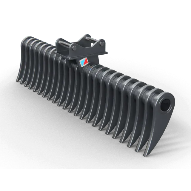 LRS - short land rakes for mini-excavators