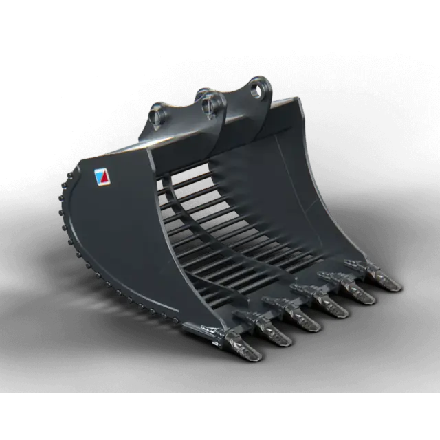 RDBF - flat-top skeleton DBF bucket on rods