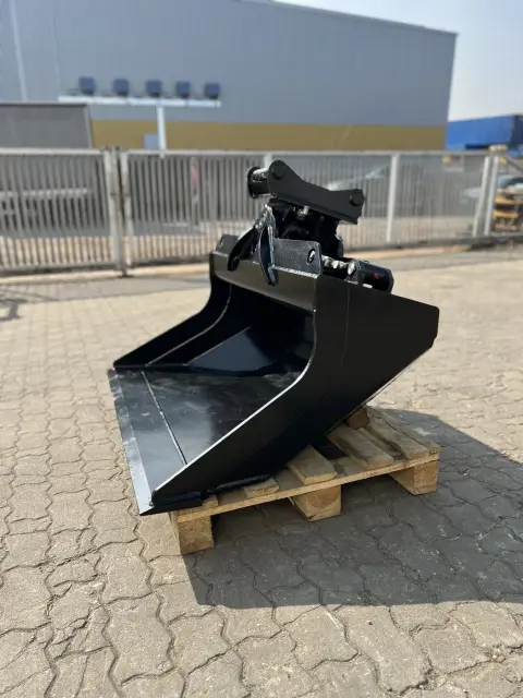 PSH mini - hydraulic swivelling grading bucket for mini-excavators